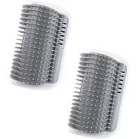 HausPets Brosse auto toilettage pour chats, pack de 2