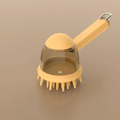 PetTribes Brosse de Bain Animaux Brosse Shampooing Massage PetTribes Brosse de Bain Animaux Brosse Shampooing Massage