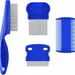 ZooVenture 4er Set Pflegekämme - ABS, Edelstahl, Ergonomisch