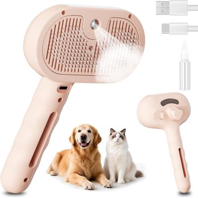 MCBOSON Brosse Vapeur 4en1 Rose