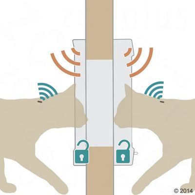 Applicable à Surefeed Puce RFID à porter au collier pour chat