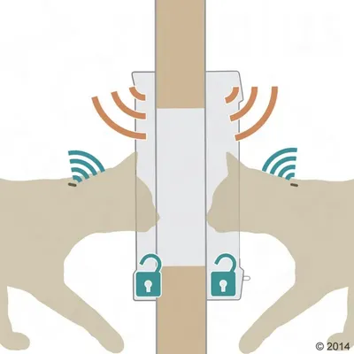 Applicable à Surefeed Puce RFID à porter au collier pour chat