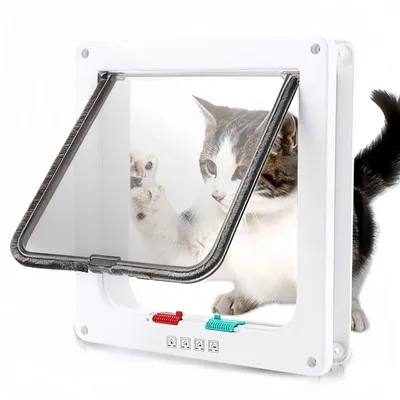 FurryFusion Puerta para gatos grande