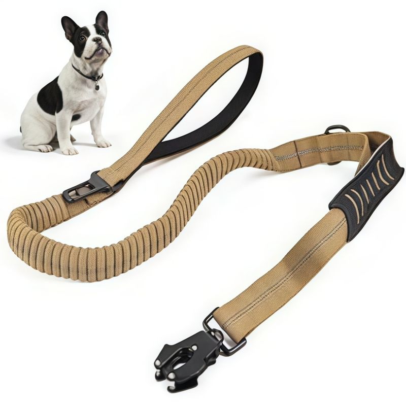 ZooVenture Hunde Leine Taktisch - Elastisch, Froschverschluss