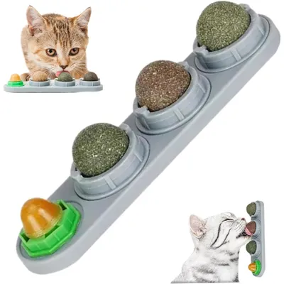 Zoomtopia Boules herbe à chat 4 saveurs mural rotatif 360° Zoomtopia Boules herbe à chat 4 saveurs mural rotatif 360°