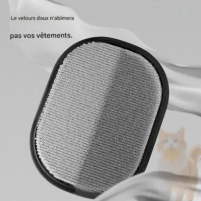 Zoomtopia Gant électrostatique pour d'épilation de chat et chien Zoomtopia Gant électrostatique pour d'épilation de chat et chien