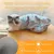 Sac de toilettage chat bleu 55cm : anti-griffures pour ongles & bain Sac de toilettage chat bleu 55cm : anti-griffures pour ongles & bain