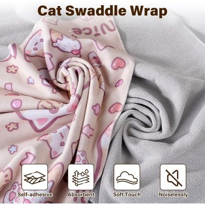 Pawffee Bolsa de aseo para gatos naranja (45x45cm): soporte para cortaúñas
