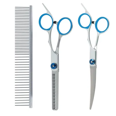 PetTribes Kit Toilettage Chien Ciseaux Grooming Pro PetTribes Kit Toilettage Chien Ciseaux Grooming Pro