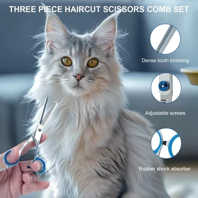 PetTribes Kit Toilettage Chien Ciseaux Grooming Pro PetTribes Kit Toilettage Chien Ciseaux Grooming Pro