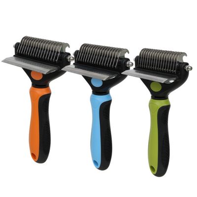 ZooVenture Dog Undercoat Rake - Metal Deshedding Double Coats