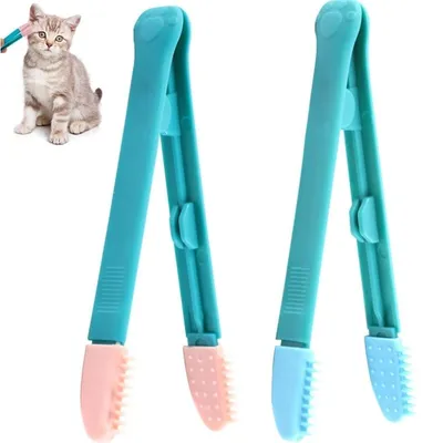MCBOSON 2 peignes anti-taches adaptés aux petits chiens et chats MCBOSON 2 peignes anti-taches adaptés aux petits chiens et chats