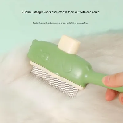 FurryFusion Peigne pour animaux de compagnie en forme d'ours FurryFusion Peigne pour animaux de compagnie en forme d'ours