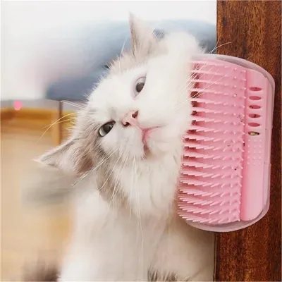 PetTribes Brosse Auto-Grattage Chat Fixable Mur Meuble Sensible PetTribes Brosse Auto-Grattage Chat Fixable Mur Meuble Sensible