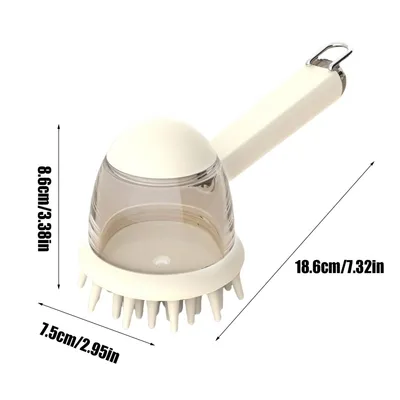 PetTribes Brosse de Bain Animaux Brosse Shampooing Massage PetTribes Brosse de Bain Animaux Brosse Shampooing Massage