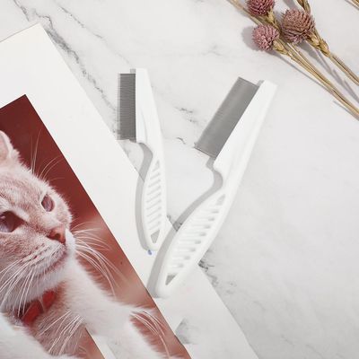 PetTribes Peigne Toilettage Multifonction Animaux (Blanc, Lot de 2)