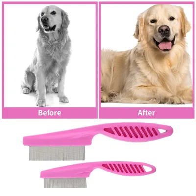 PetTribes Peigne Toilettage Multifonction Animaux (Vert, Lot de 2)