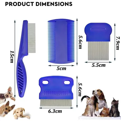 ZooVenture Kit Peigne Multifonction 4 Pièces ZooVenture Kit Peigne Multifonction 4 Pièces
