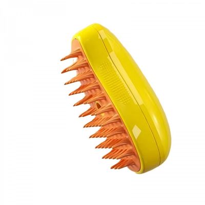 Peigne pulvérisateur électrique pour animaux de compagnie, jaune