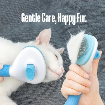 PetTribes Brosse Auto-Nettoyante Toilettage Animaux (Gris) PetTribes Brosse Auto-Nettoyante Toilettage Animaux (Gris)