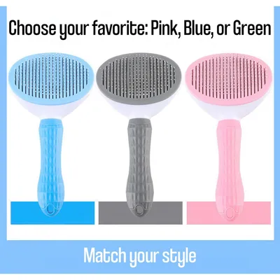 PetTribes Brosse Auto-Nettoyante Toilettage Animaux (Gris) PetTribes Brosse Auto-Nettoyante Toilettage Animaux (Gris)