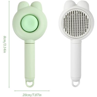ZooVenture Brosse Autonettoyante 2 Pièces Blanc Vert