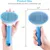 ZooVenture Self-Cleaning Pet Brush - One-Click, Steel Needles ZooVenture Self-Cleaning Pet Brush - One-Click, Steel Needles