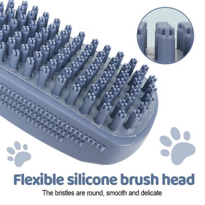PetTribes Brosse de Toilette Animaux Brosse Silicone Douce