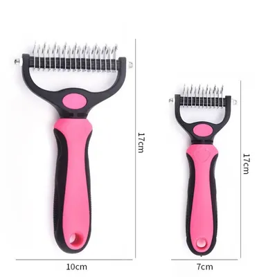 ZooVenture Brosse 2-en-1 Chien Chat - Sous-Poil, Manche TPR ZooVenture Brosse 2-en-1 Chien Chat - Sous-Poil, Manche TPR