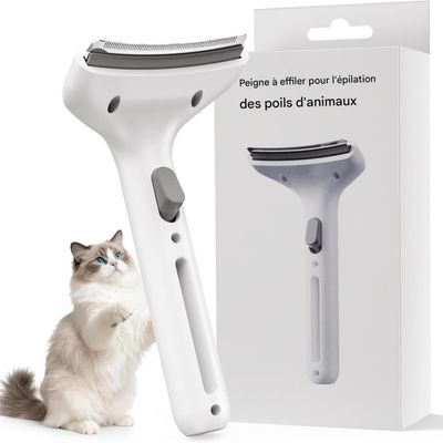 ZooVenture Brosse Sous-Poil Chat Chien - Anti-Perte, 4 Vis