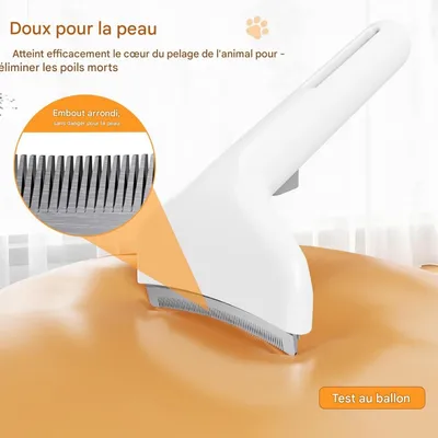 ZooVenture Brosse Sous-Poil Chat Chien - Anti-Perte, 4 Vis ZooVenture Brosse Sous-Poil Chat Chien - Anti-Perte, 4 Vis