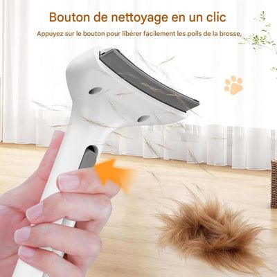 ZooVenture Brosse Sous-Poil Chat Chien - Anti-Perte, 4 Vis