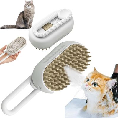 ZooVenture Brosse Vapeur Chat Chien Blanc