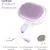 Brosse chat violette : système auto-nettoyant à une touche, massage doux