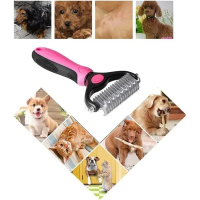 ZooVenture Peigne Double Chat Chien - Inox, Antidérapant, 9 Dents ZooVenture Peigne Double Chat Chien - Inox, Antidérapant, 9 Dents