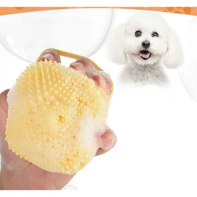 PetTribes Brosse de Bain pour Animaux avec Distributeur de Shampooing PetTribes Brosse de Bain pour Animaux avec Distributeur de Shampooing