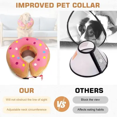 ZooVenture Collerette Gonflable Chien Réglable ZooVenture Collerette Gonflable Chien Réglable