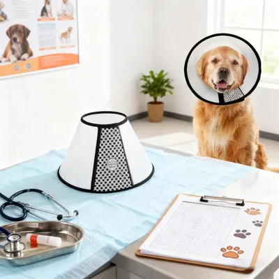 ZooVenture Collerette Bain Chien Grande Taille ZooVenture Collerette Bain Chien Grande Taille