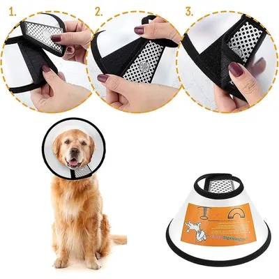 ZooVenture Collerette Bain Chien Grande Taille ZooVenture Collerette Bain Chien Grande Taille