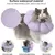 PetTribes Colerette Anti-Léchage Chat Violet Fleur Taille M, Imperméable PetTribes Colerette Anti-Léchage Chat Violet Fleur Taille M, Imperméable