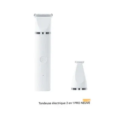 Tondeuse 2 en 1 Pro pour chat et chien lames céramique étanche Tondeuse 2 en 1 Pro pour chat et chien lames céramique étanche