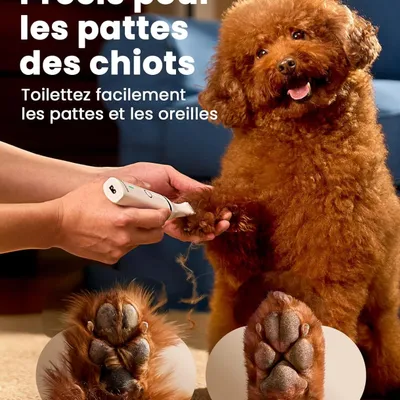 ZooVenture Tondeuse Pattes Animaux - Lames Fixes, Sans Fil