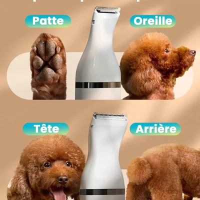 ZooVenture Tondeuse Pattes Animaux - Lames Fixes, Sans Fil