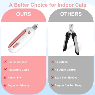 PetTribes Coupe-griffes pour chat Push Scissor PetTribes Coupe-griffes pour chat Push Scissor