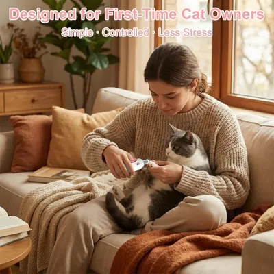 PetTribes Coupe-griffes pour chat Push Scissor PetTribes Coupe-griffes pour chat Push Scissor