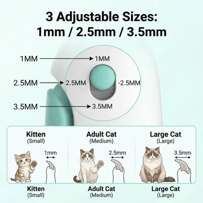 PetTribes Coupe-griffes pour chat Push Scissor