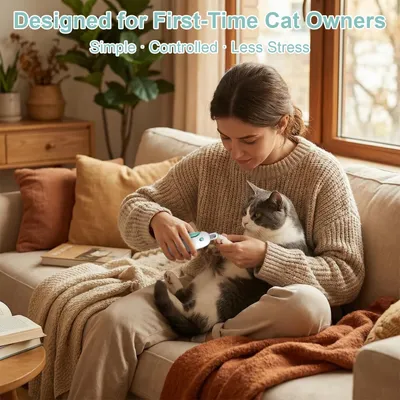 PetTribes Coupe-griffes pour chat Push Scissor