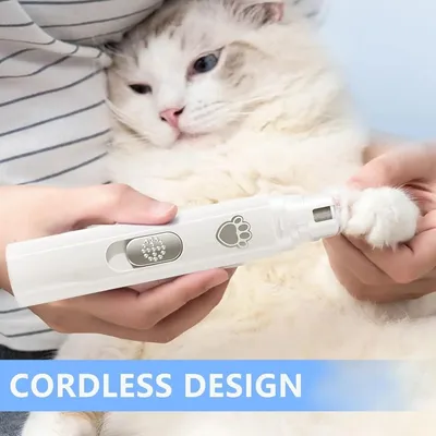 PetTribes Lime à Ongles Animaux LED 2 Vitesses, Silencieux <49dB