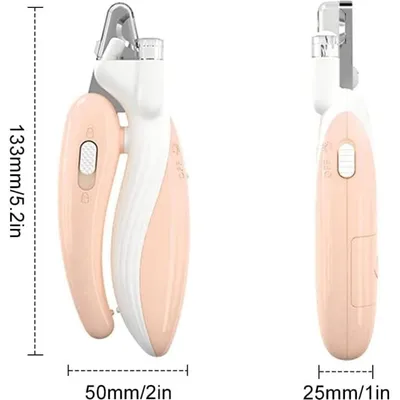 Coupe-Griffes LED PetTribes - Acier Inox, Éclaire la Ligne de Sang Coupe-Griffes LED PetTribes - Acier Inox, Éclaire la Ligne de Sang