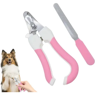 ZooVenture Coupe-Ongles Rose Chat Chien Acier Inox ZooVenture Coupe-Ongles Rose Chat Chien Acier Inox